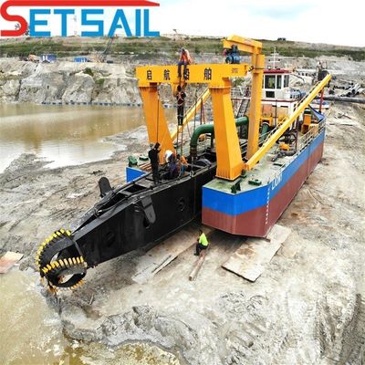 10 Zoll Cutter Saugpumpe Bagger für Flusssand innerhalb von 8 Metern Baggertiefe