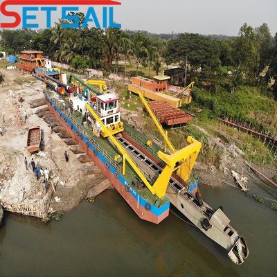 10 Zoll Cutter Saug-Silt-Dredger mit 8 Meter Baggertiefe und Rexroth Hydraulic