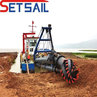 Hydraulischer Schneider, Saugbagger mit 15 km Entladerabstand und importiertem Dieselmotor
