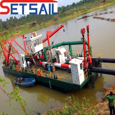 Hydraulischer Schneider, Saugbagger mit 15 km Entladerabstand und importiertem Dieselmotor