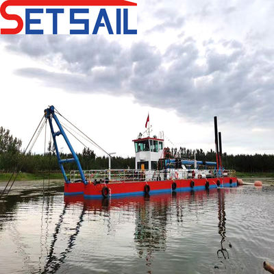 Neueste Technologie Sandpumpen Bagger mit Anker Boom Cumins Motor und Stanford Generator