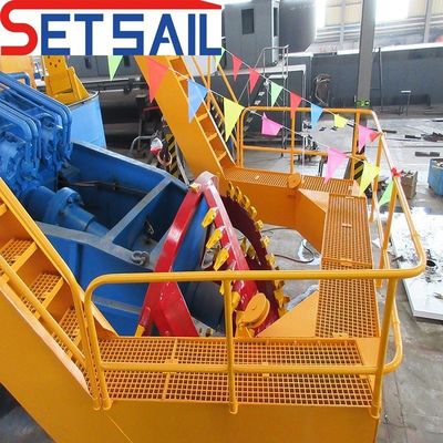 Neueste Technologie Sandpumpen Bagger mit Anker Boom Cumins Motor und Stanford Generator