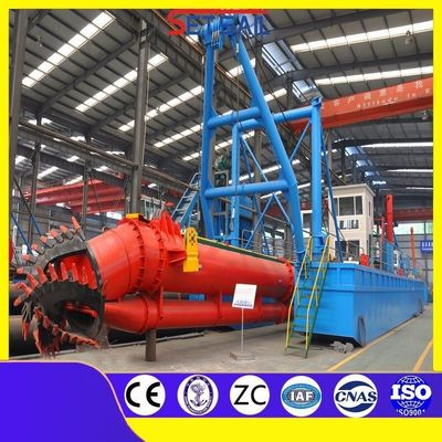10 Zoll Cutter Saugbagger Maschine für Sand kundenspezifischer kundenspezifischer Kopf 53 Meter