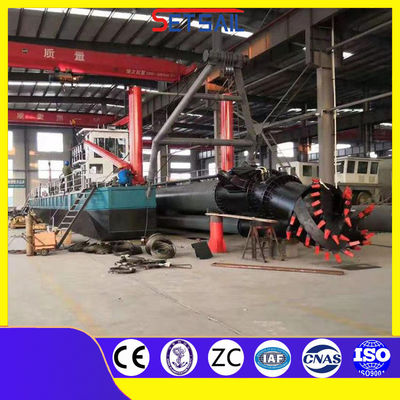 10 Zoll Cutter Saugbagger Maschine für Sand kundenspezifischer kundenspezifischer Kopf 53 Meter