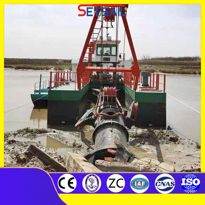 10 Zoll Cutter Saugbagger Maschine für Sand kundenspezifischer kundenspezifischer Kopf 53 Meter