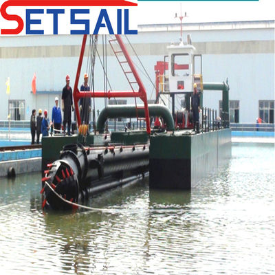 10 Zoll Cutter Saugbagger für See und See Bruttogewicht 90000.000kg 53 Meter Kopf