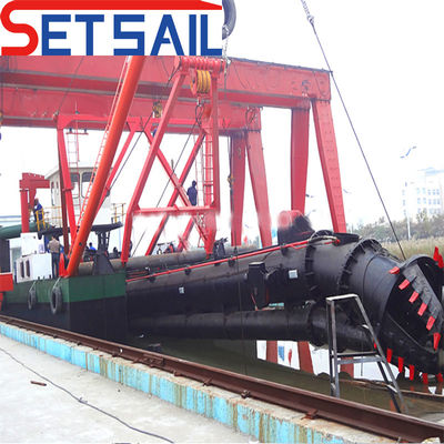 10 Zoll Cutter Saugbagger für See und See Bruttogewicht 90000.000kg 53 Meter Kopf