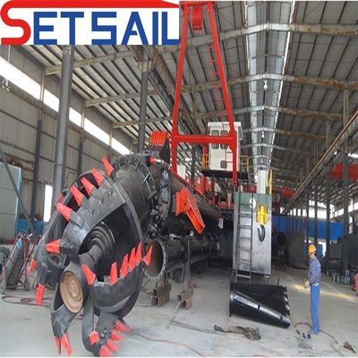 10 Zoll Cutter Saugbagger für See und See Bruttogewicht 90000.000kg 53 Meter Kopf