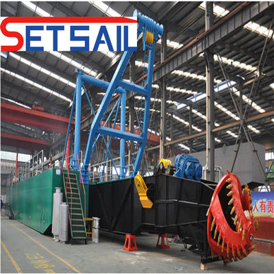 10 Zoll Cutter Saugbagger für See und See Bruttogewicht 90000.000kg 53 Meter Kopf