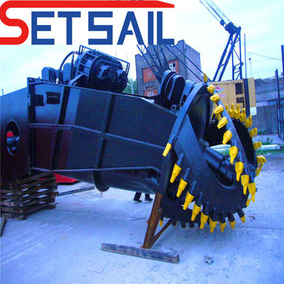 Hydraulischer Spud-Dieselmotor-Schneider Saugbagger für einen maximalen Wasserfluss von 20000m3