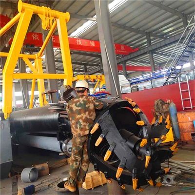 Hydraulischer Ankerboomschneider, Saugkopf, Absaugschleifgerät mit Cummins Dieselmotor