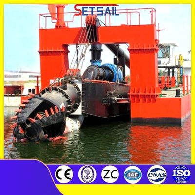 Anpassbarer Rexroth Hydraulischer 8-Zoll-Schneider-Saugbagger mit Unterwasser-Schlammpumpe