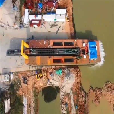 Maximale Baggertiefe von 30 m Schneider-Saugbagger mit Unterwasserpumpe