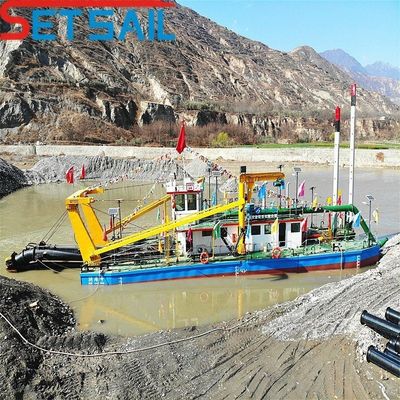 8 Zentimeter Cutter Saug Sandbagger für Fluss CTN Slot Typ Cummins 230kw Hauptmotor