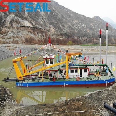 8 Zentimeter Cutter Saug Sandbagger für Fluss CTN Slot Typ Cummins 230kw Hauptmotor