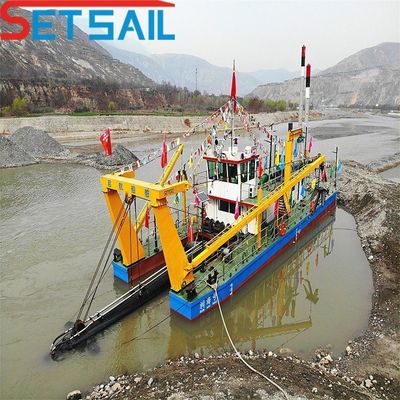 8 Zentimeter Cutter Saug Sandbagger für Fluss CTN Slot Typ Cummins 230kw Hauptmotor