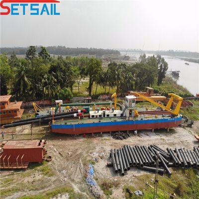 8 Zoll Fluss-Schneider Saug Sandbagger für Silt Cummins 230kw Hauptmotor Leistung