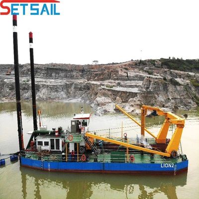 8 Zoll Fluss-Schneider Saug Sandbagger für Silt Cummins 230kw Hauptmotor Leistung