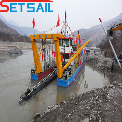 Hydrozyklone Dieselmotor Fluss-Sandbagger mit Unterwasserpumpe und CTN-Schlitttyp