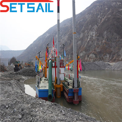 Hydrozyklone Dieselmotor Fluss-Sandbagger mit Unterwasserpumpe und CTN-Schlitttyp