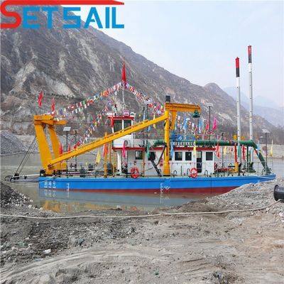 Hydrozyklone Dieselmotor Fluss-Sandbagger mit Unterwasserpumpe und CTN-Schlitttyp