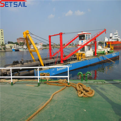 Gesamtbreite 3,2 Meter Hydraulische Winde 6 Zoll Schneider Saugbagger zur Flussreinigung