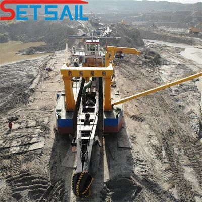 Weichai Dieselmotor 6-Zoll-Schneider-Suctionssandbagger für den schweren Sandbergbau