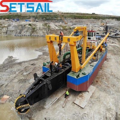 Weichai Dieselmotor 6-Zoll-Schneider-Suctionssandbagger für den schweren Sandbergbau