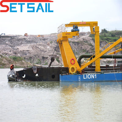 6-Zoll-Solid-Pump-Schneider-Saugbagger mit 450m3 Wasserfluss und 3,2-Meter Gesamtbreite