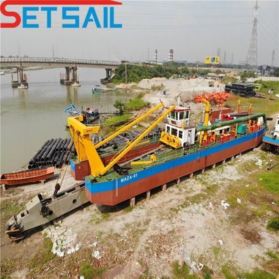 8 Inch Fluss Sandbagger / Schlammbagger / Lehndragger QH-D97 mit 5000m3 Wasserfluss