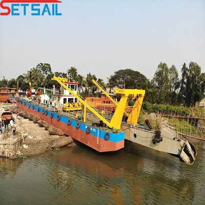 Gesamtbreite 5m-15m Import Dieselmotor-Schneidmaschine Saugbagger zum Baggern von Flusssand