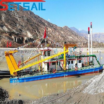24 Zoll Dieselmotor Hydraulischer Schneider Saugbagger für Versandkosten und Zyklontyp