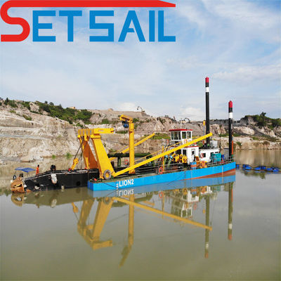 120m3-8000m3 Gesamtkapazität Vollhydraulischer Schneider Saugbagger mit Schneidkopf