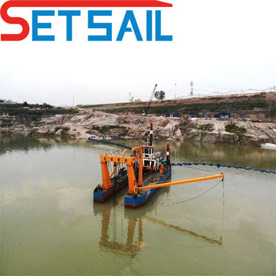 120m3-8000m3 Gesamtkapazität Vollhydraulischer Schneider Saugbagger mit Schneidkopf