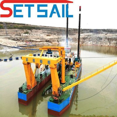 120m3-8000m3 Gesamtkapazität Vollhydraulischer Schneider Saugbagger mit Schneidkopf