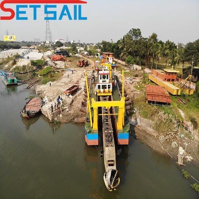 24 Zoll Cutter Saugbagger mit Fluss Sand US-Währung und Baggertiefe von 18 m