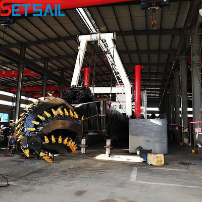 30 m maximale Baggertiefe 26 Zoll Sandpumpe Schneiderkopf Bagger mit Ankerboom