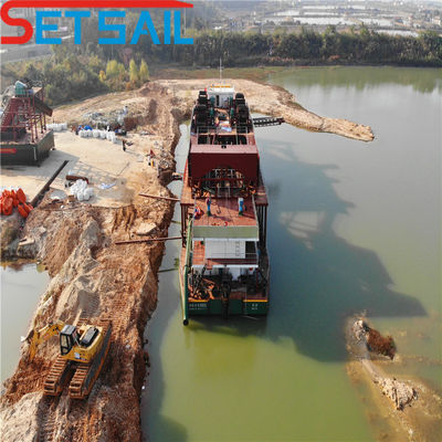 50000 m3/h Höchstwasserdurchfluss Hydraulischer Dieselmotor-Schneider Saugbagger für Sand