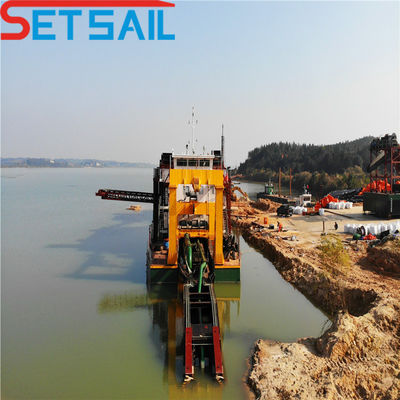50000 m3/h Höchstwasserdurchfluss Hydraulischer Dieselmotor-Schneider Saugbagger für Sand