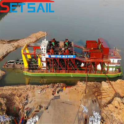 50000 m3/h Höchstwasserdurchfluss Hydraulischer Dieselmotor-Schneider Saugbagger für Sand