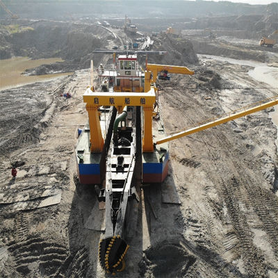 26 Zoll Hydraulischer Dieselmotor Schneidkopf Bagger mit Saugpumpe innerhalb der Versandkosten