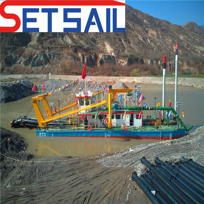 380t Dieselmotor-Schneider-Saugbagger mit 9000m3 Wasserfluss und 26 Zoll-Schneider