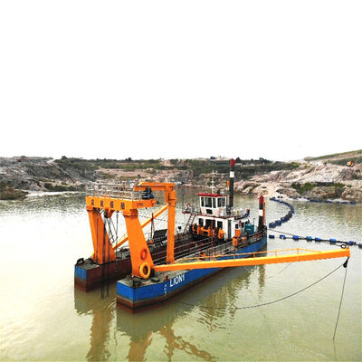 50 m Gesamtlänge Hydraulischer Dieselmotor Schneider Saug Sandbagger für Flusssandbagger