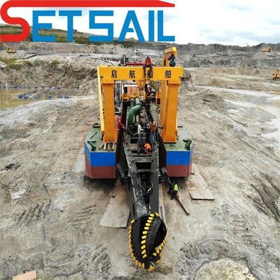 2000 m Entladerabstand CTS Schlitz Typ 26 Zoll Schneider Saugbagger für Flussschlamm