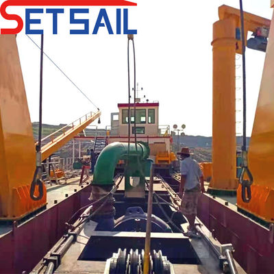 Diesel-Schneider Saug-Sand-Dregger mit Unterwasserpumpe 7000m3 Wasserfluss CTS Schlitz Typ