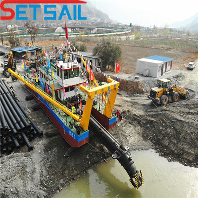 Rexroth Hydraulischer Wasserstrom 7000m3 Schneider-Saug-Sandgräber für Diesel-Typ
