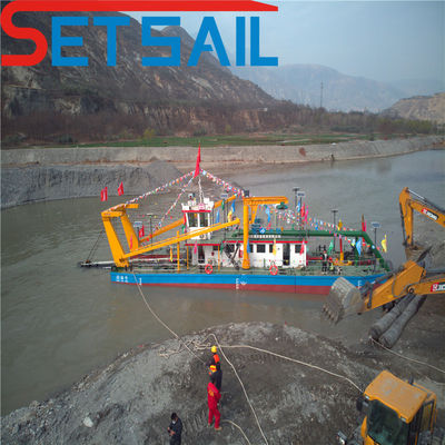 26 Zentimeter Schneider Saugbagger für See Sand 1200m3 Boden Kapazität 6000m3 Pumpe Wasserfluss