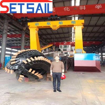 1500 m3/h Kapazität Shijiazhuang Schlammpumpe 32 Zoll Schneider Saug Sandschleifmaschine zum Baggern