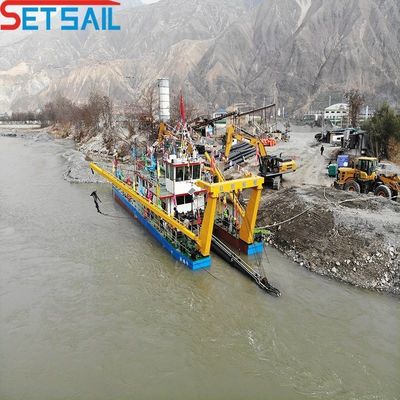 100kw-2000kw Cummins Hilfswerk Enigne Power Cutter Saug Sandschiff für River Lake