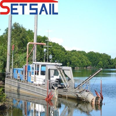 7500 Kubikmeter Flussschlammpumpe Wasserfluss Sandbagger lebenslanger Kundendienst